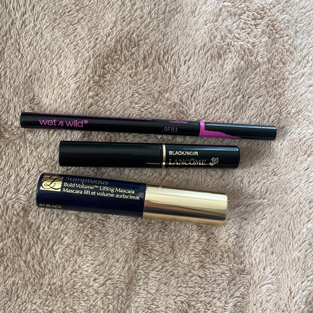Mascara and Eyeliner
